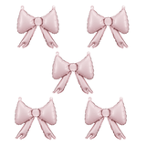 Folienballon Schleifchen Rosa 5 Stk.