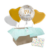 Heliumballon-Geschenk "39+1 Happy birthday!"