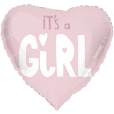 Heliumballon-Geschenk "It's a Girl" Herz