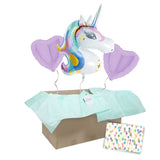 Heliumballon-Geschenk Magisches Einhorn