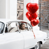 Herzballon Rot
