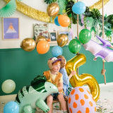 Luftballon Ø 30cm Pastell Orange 50 Stk.