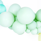 Mini Ballons Ø 12cm Pastell Pistaziengrün 100 Stk.