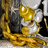 Rund-Folienballon Gold