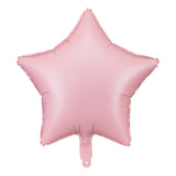 Stern-Folienballon Rosa Pastell