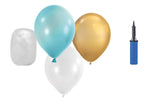 Ballongirlanden-Kit DIY Gold-Blau - DECORAMI