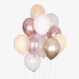 Luftballon Ø 30cm Rosa Mix 10 Stk. - DECORAMI