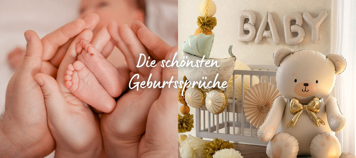 Die schönsten Geburtssprüche und Glückwünsche zur Geburt