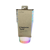 Pappbecher Pastell 8 Stk.