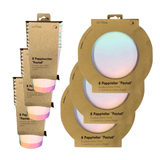 Pappbecher &-teller Set Pastell 24 Stk.