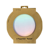 Pappteller Pastell 8+1 Stk.