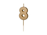 Geburtstagskerze Elegant "8"