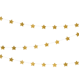 Girlande Sterne Gold