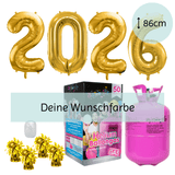 Helium-Set Silvester XXL "2026"