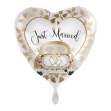 Heliumballon-Geschenk ''Just Married''
