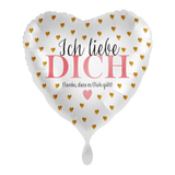 Heliumballon-Geschenk Valentinstag "Ich liebe Dich...Danke, dass es Dich gibt!" inkl. Liebeskarte
