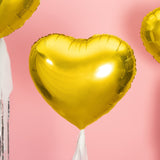Herzballon Gold (nur für XXL Zahlen)
