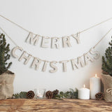 Holz-Girlande "Merry Christmas"
