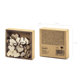 Holzkonfetti - Herzen 50 Stk. - DECORAMI 