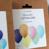 Luftballon-Set Pastell-Mix 20 Stk. Ø 30cm