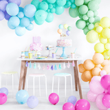 Mini Ballons Ø 12cm Pastell Pink 100 Stk.