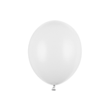 Mini Ballons Ø 12cm Pastell Weiß 10 Stk.