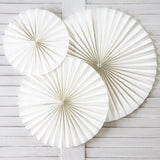 Papier-Fächer-Set (3 Stück) Weiß