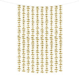 Partyvorhang Blüten Gold