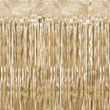 Partyvorhang lang Satin Gold