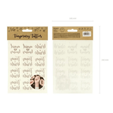 Tattoos Team Bride Roségold 15 Stk.