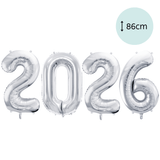 XXL Ballonschriftzug "2026"