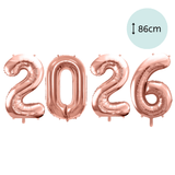 XXL Ballonschriftzug "2026"