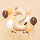 Zahlen Ballon 2 XL Reh