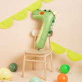 Zahlen Ballon 7 XL Krokodil