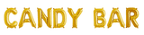 Ballonschriftzug "Candy Bar" Gold - DECORAMI
