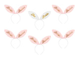 Haarreifen Set "Bride Babes" Rosa 6 Stk. - DECORAMI