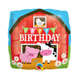 Heliumballon-Geschenk "Happy Birthday" Farm