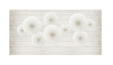 Papier-Fächer-Set (3 Stück) Weiß - DECORAMI