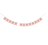 Papiergirlande "Happy Birthday" Roségold - DECORAMI