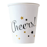 Pappbecher Silvester Cheers 8 Stk. - DECORAMI