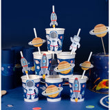 Pappbecher "Weltraum" 6 Stk. - DECORAMI