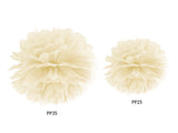 Pom Pom Ø 25cm Creme - DECORAMI