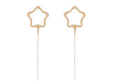Stern-Wunderkerzen Gold 2 Stk. - DECORAMI