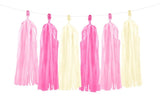 Tasseln Rosa Pink Créme 12 Stk. - DECORAMI