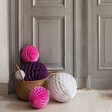 Wabenball Ø 40cm Weiß - DECORAMI